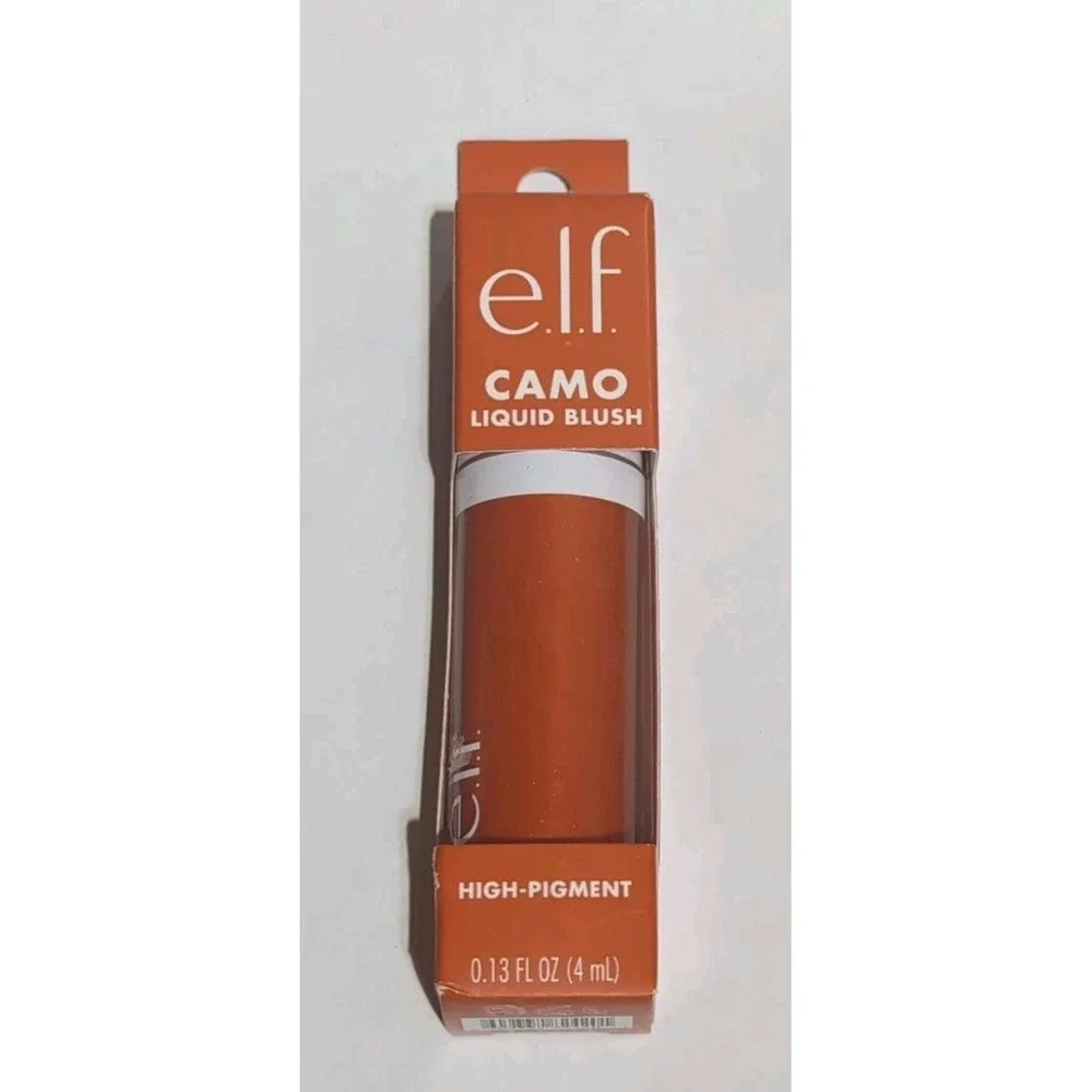 3 - e.l.f. Camo Liquid Blush High Pigment 0.13 fl oz Gorg Orange NIB